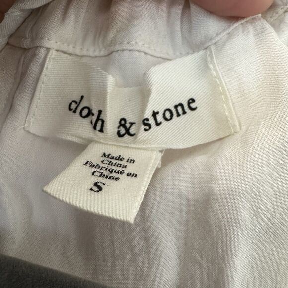 Anthropologie Cloth & Stone Side Slit Halter Dress Small Vacation Summer - Picture 2 of 7